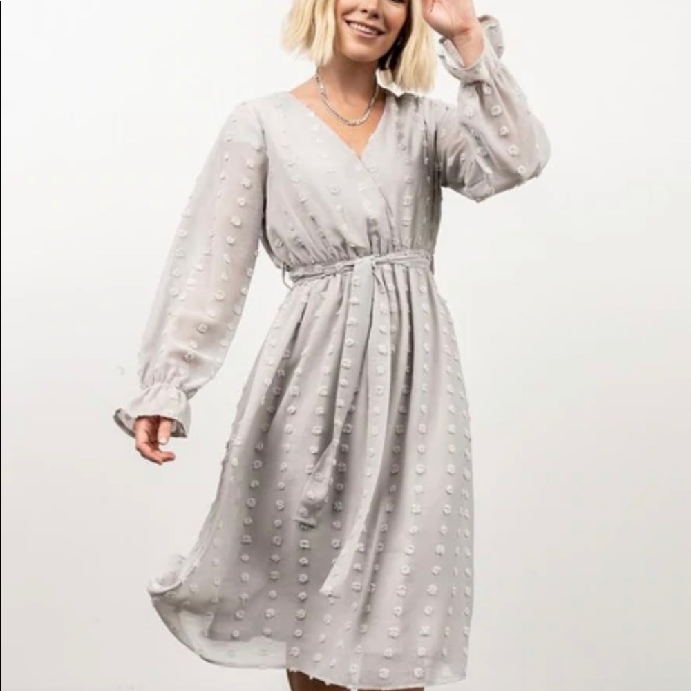 Baltic Born Paisley Dot Midi Dress- NEW w/ tags